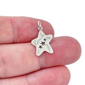 Vintage Sterling Silver 925 Reach for the Stars Pendant